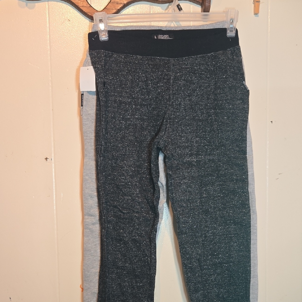 2 Pair Buffalo David Bitton Dark and Light Gray Joggers